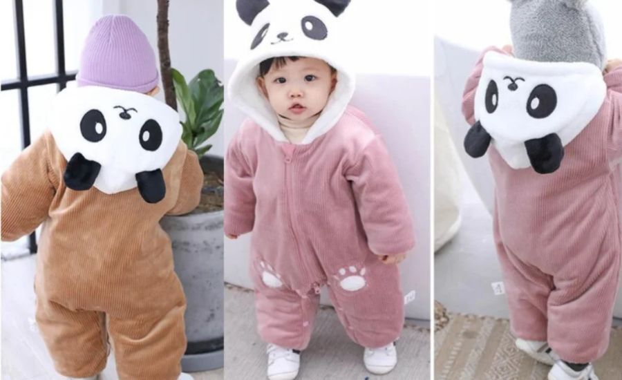 Advantages of the Bear-Design Long Sleeve Baby Jumpsuit