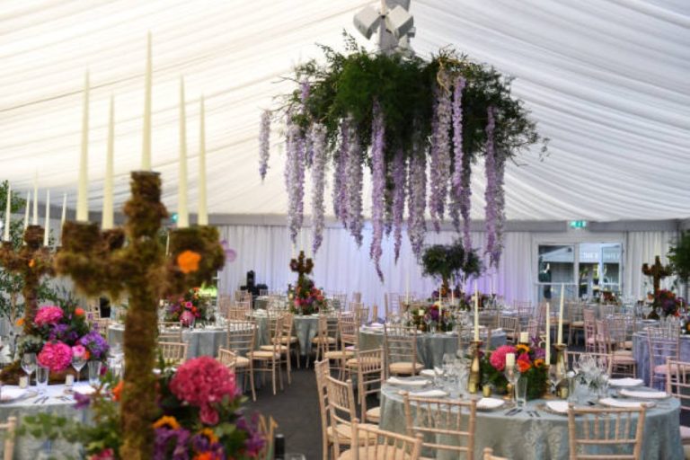 Opulent Floral Installations for Wedding