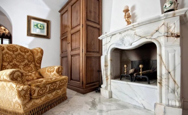 Elegant Marble Fireplace for Your Living Space