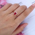 Lab Grown Ruby Ring